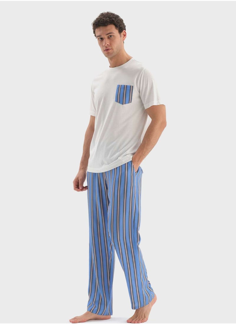dagi - Nightwear T-Shirt & Trouser Set - Image 1