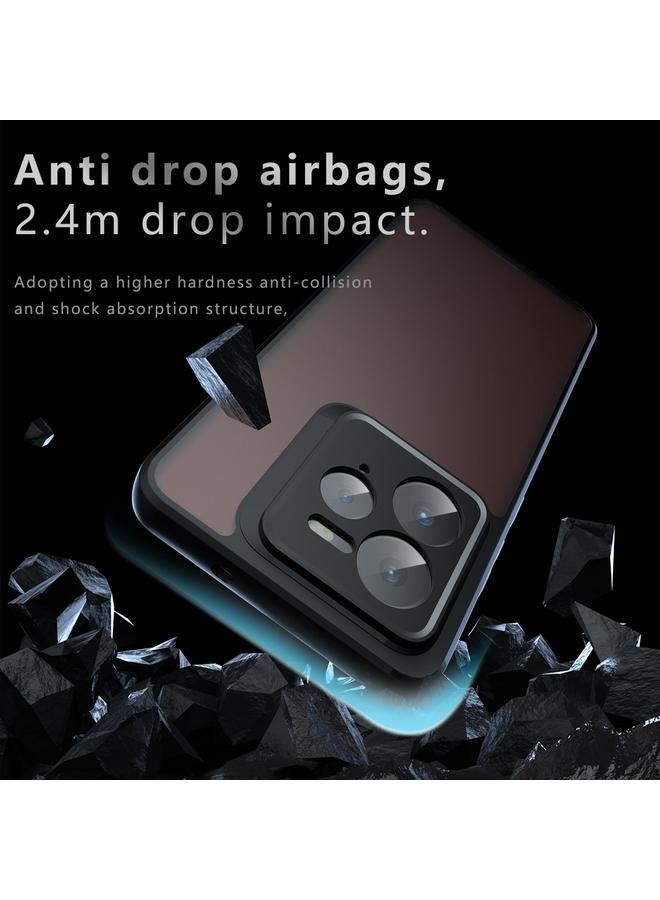 اس-توب جراب لهاتف Realme GT 7 Pro Armor Precise Hole PC Hybrid TPU - Image 4