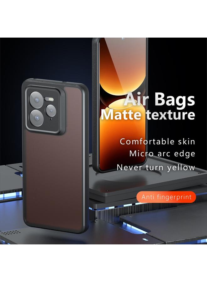 اس-توب جراب لهاتف Realme GT 7 Pro Armor Precise Hole PC Hybrid TPU - Image 2