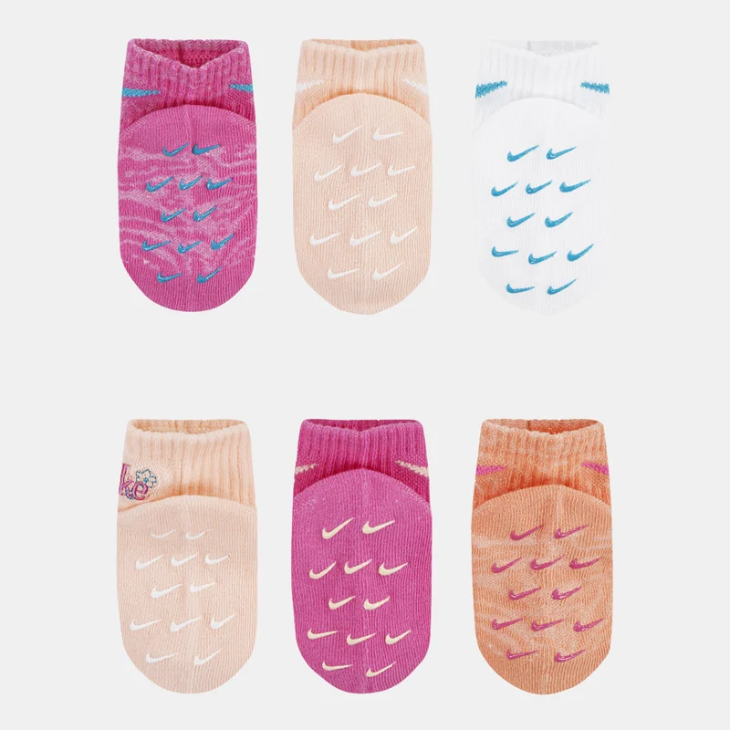 Nike Kids' Wild Flower Ankle Socks (6 Pairs)