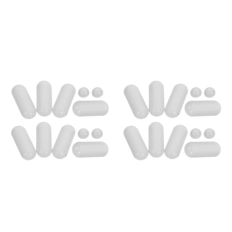 2 Sets Toilet Seat Bumpers Universal Buffer Toilet Lid Attachment Replacement Buffer Spacer Anti Noise Cushion Cover For Bathroom Repair Parts - Image 1