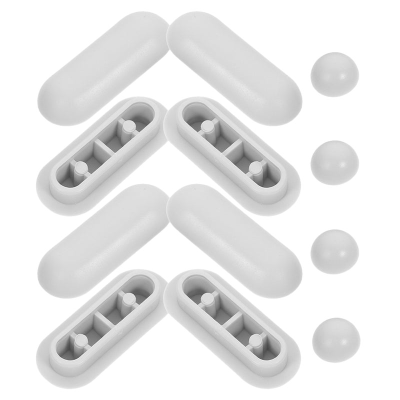 2 Sets Toilet Seat Bumpers Universal Buffer Toilet Lid Attachment Replacement Buffer Spacer Anti Noise Cushion Cover For Bathroom Repair Parts - Image 2