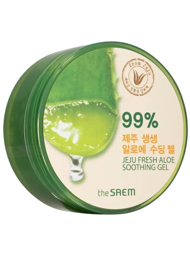 The Saem Jeju Fresh Aloe Soothing Gel Jar 300ml - Image 1