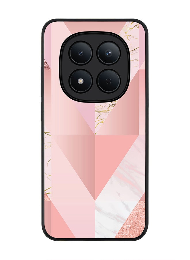 For Xiaomi Redmi Note 15 Pro 5G Case,Slim fit Camera Protection, Shockproof Thin Phone cover  - Marble Pink Vintage