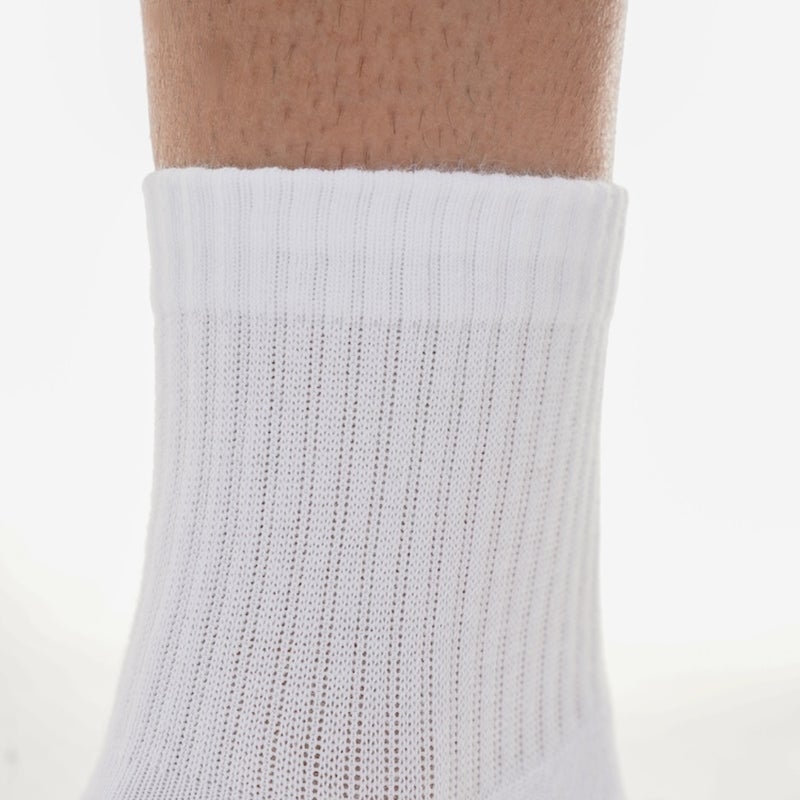 Elementa Crew Socks 6 Pairs (3 Black & 3 White) – Comfortable Breathable Cotton Blend Socks for Daily Wear, Sports & Casual Use - Image 2