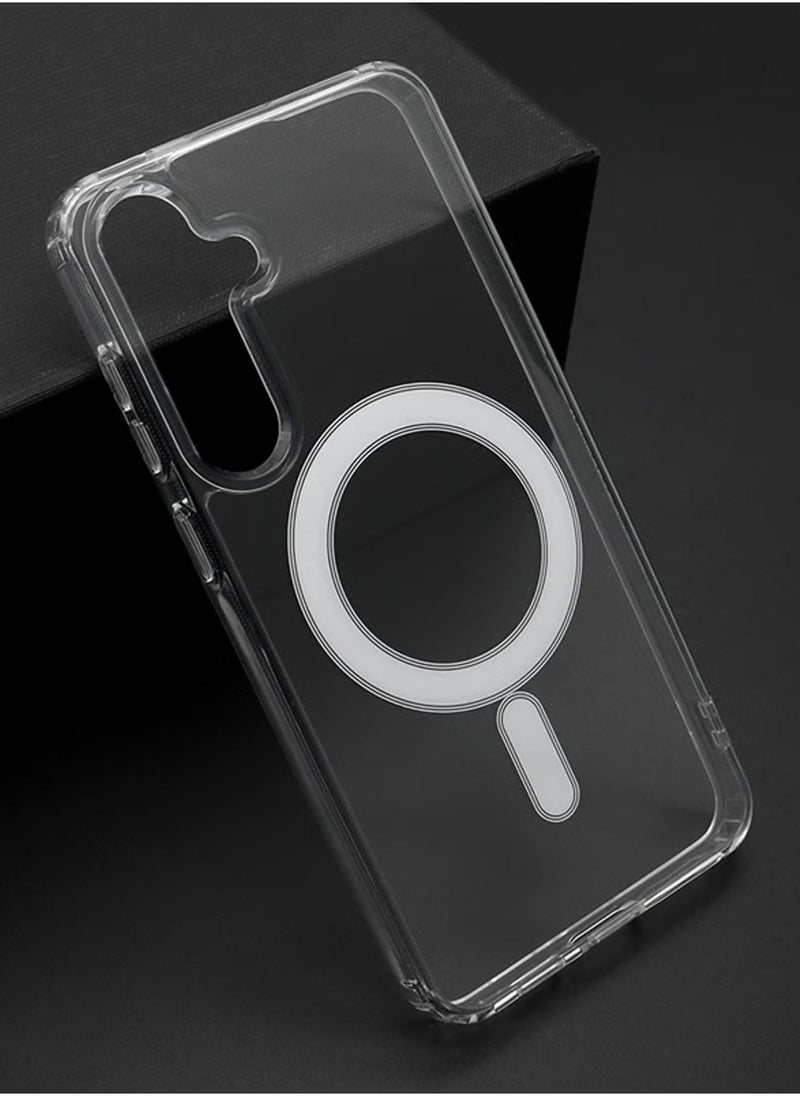 TIGER 2-Pack MagSafe Case for Samsung Galaxy S25 – Slim, Thin & Transparent, Shockproof, Anti-Scratch Magnetic Cover, Supports Wireless Charging, 6.2 Inch Compatibility - Image 5