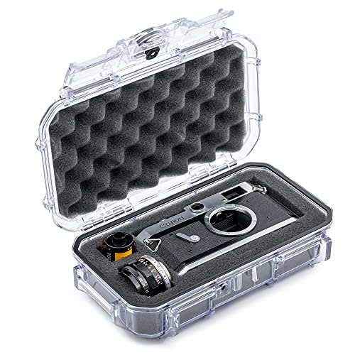 Evergreen 56 Waterproof Dry Box Protective Case with Pick & Pluck Foam - Travel Safe/Mil Spec/USA Made - for Cameras, Phones, Camping, Fishing, Hiking, Water Sports, Knives, Survival (Clear) - Image 1