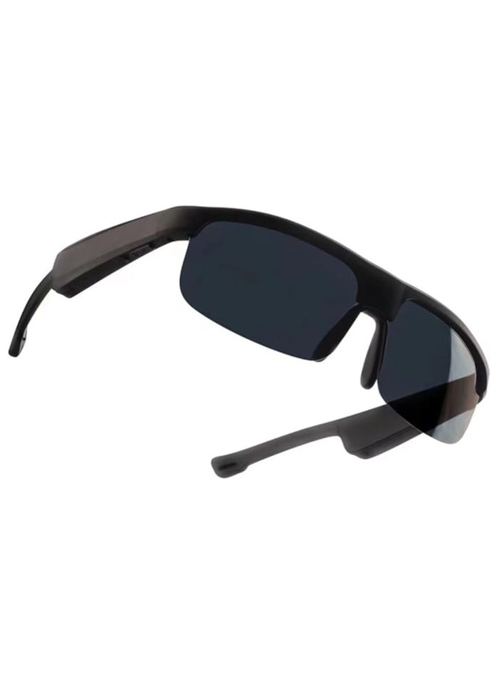 Generic Smart Bluetooth Glasses M6Pro Sunglasses Black Technology Bone Conduction Outdoor Cycling Driving Long Battery Life (Black)  - Image 1
