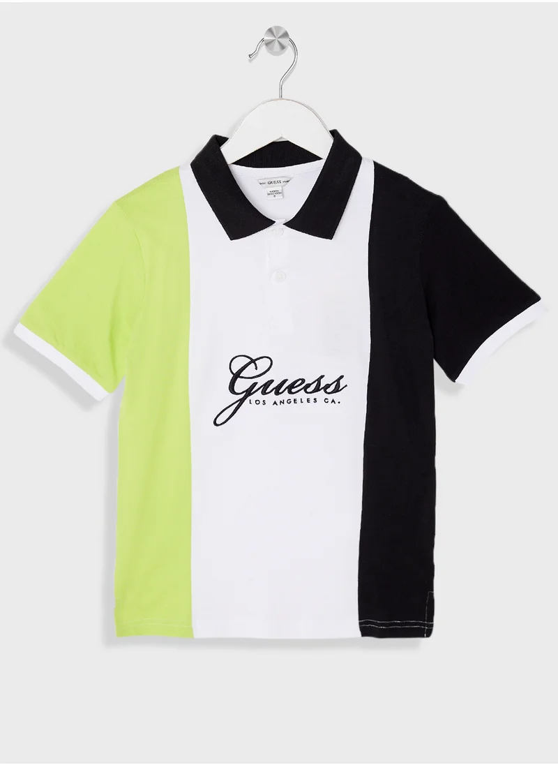 جس Kids Oversized Polo