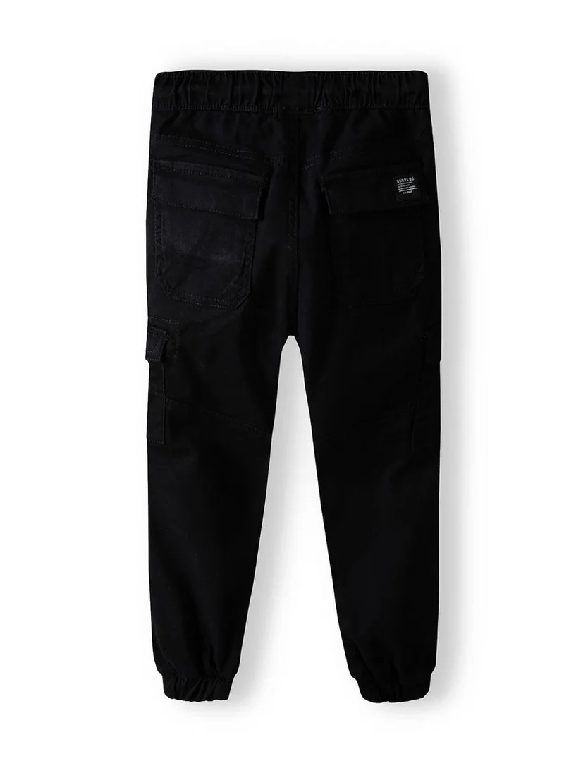 MINOTI Teen Cargo Trousers with Elastic Waist and Cuffed Ankles