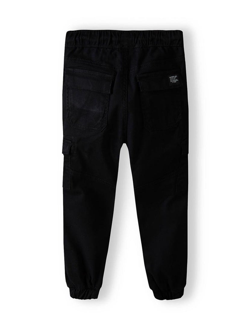 MINOTI Teen Cargo Trousers with Elastic Waist and Cuffed Ankles - Image 3