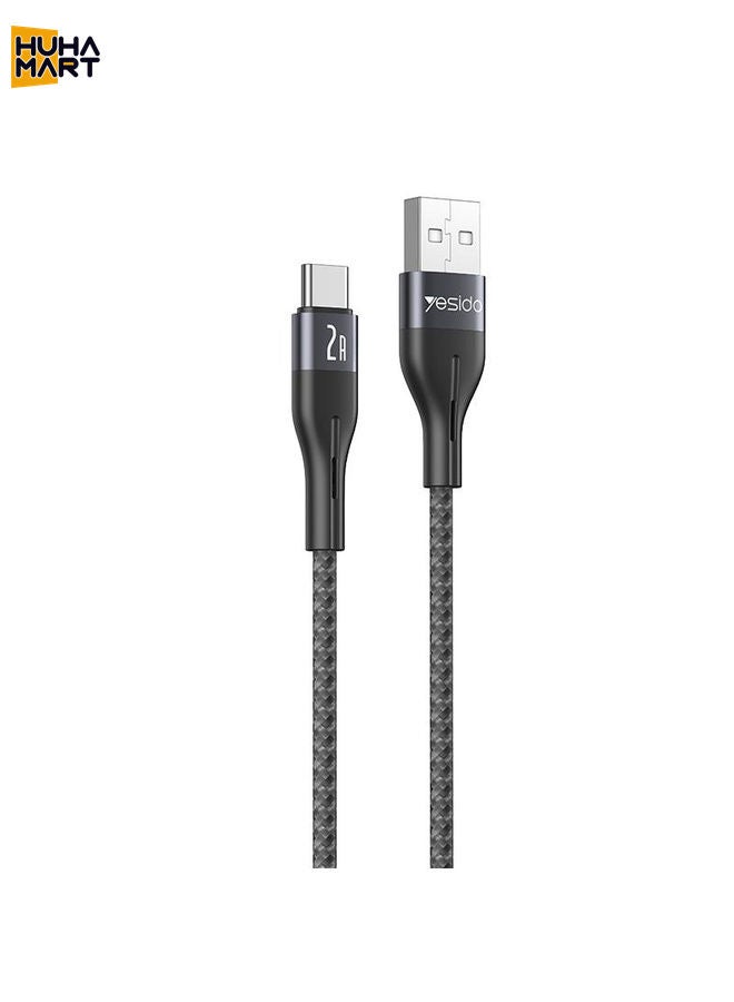 HuHa Mart Yesido CA121C 2A USB to USB-C / Type-C Fast Charging Data Cable, Length:1m  - Image 1
