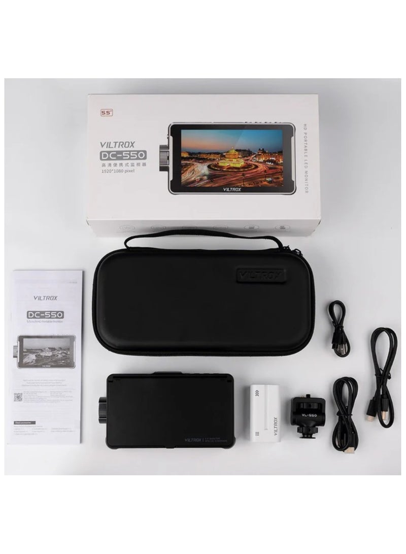 Viltrox DC-550 Portable 5.5 Inch HD Camera Monitor - Image 5