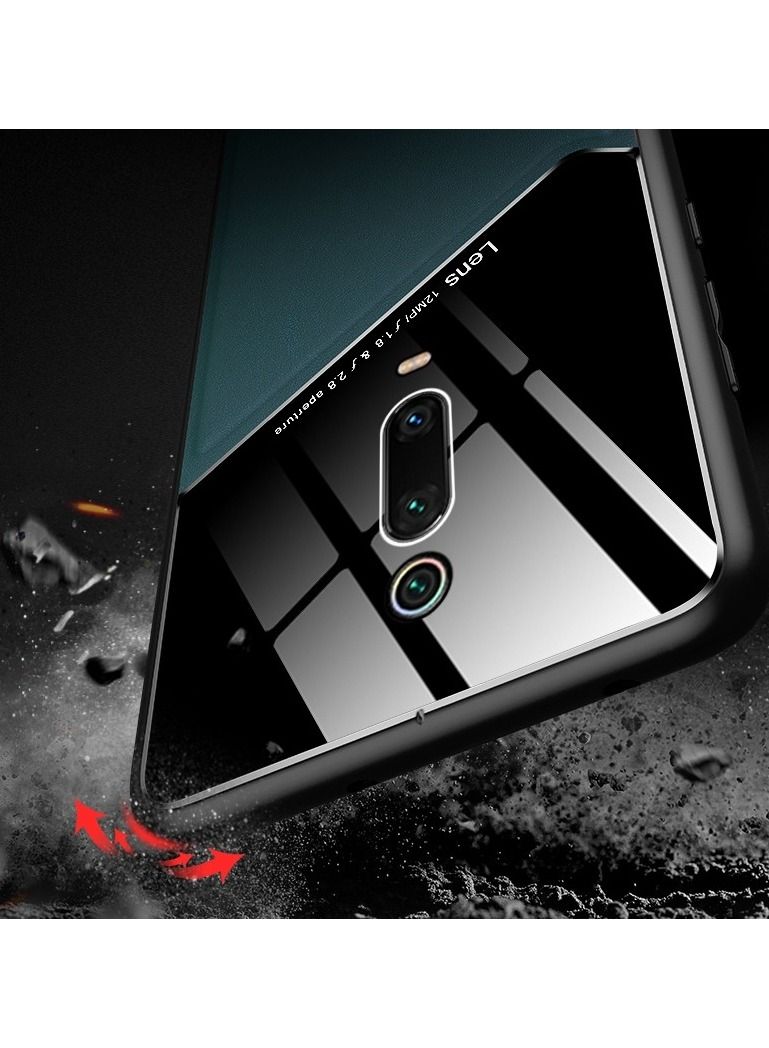 Case Leather Texture Car Magnetic Phone Cover For Xiaomi Mi 9T/Redmi K20/K20 Pro_Blue - Image 4