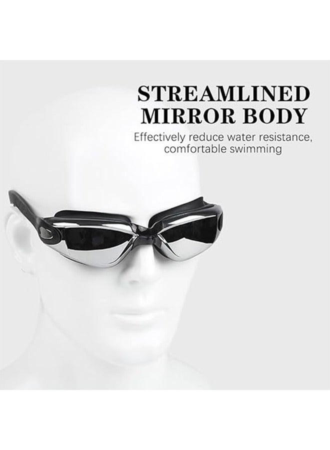 Sthxyfaith Premium Swimming Goggles with Silicone Cap, Nose Plugs & Ear Plugs for Men, Women & Teenagers, - Clear Vision, 180° Panoramic View, Polarized, Anti-Fog, UV Protection, Leak-Proof Eyewear - Image 3