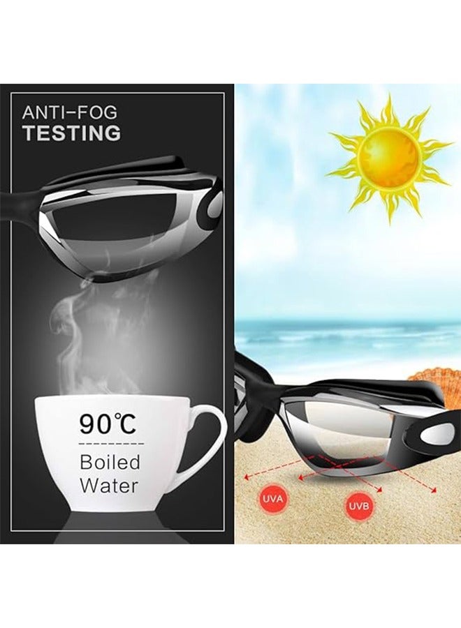 Sthxyfaith Premium Swimming Goggles with Silicone Cap, Nose Plugs & Ear Plugs for Men, Women & Teenagers, - Clear Vision, 180° Panoramic View, Polarized, Anti-Fog, UV Protection, Leak-Proof Eyewear - Image 5