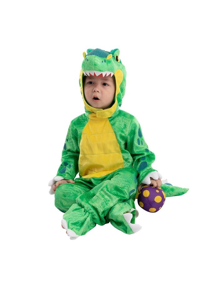 Spooktacular Creations Spooktacular Creations Halloween Dinosaur Costume Kids, T-Rex Costume Outfit with Egg for Toddler Child Dress Up Party  - Image 2