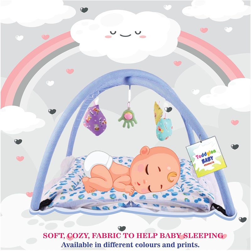 Toddylon Baby Bed New Born Baby Bedding Set Combo of Baby Mattress with Mosquito Net Sleeping Bags Cotton Beds Carry Bag Unisex Infants 06 Months 2PCS Set - Image 5