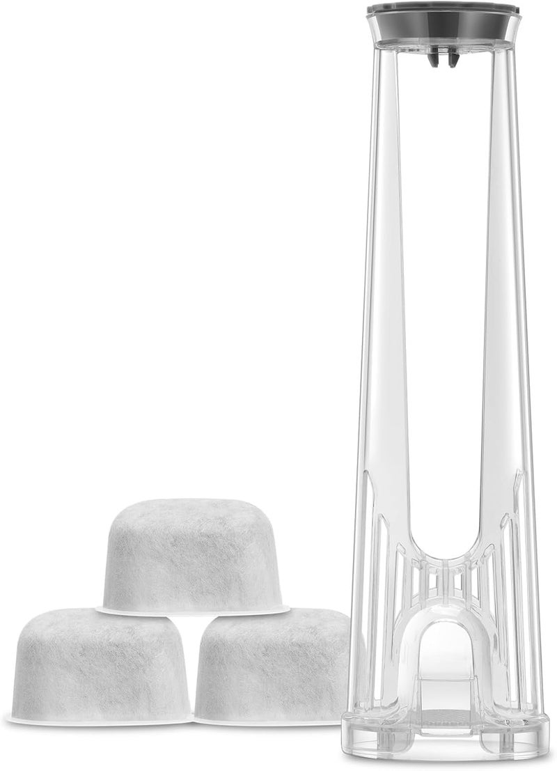 Geesta K2.0 Tall Handle Water Filter Replacement Starter Kit for Keurig 2.0 with 3 Charcoal Water Filter Cartridges - Image 1