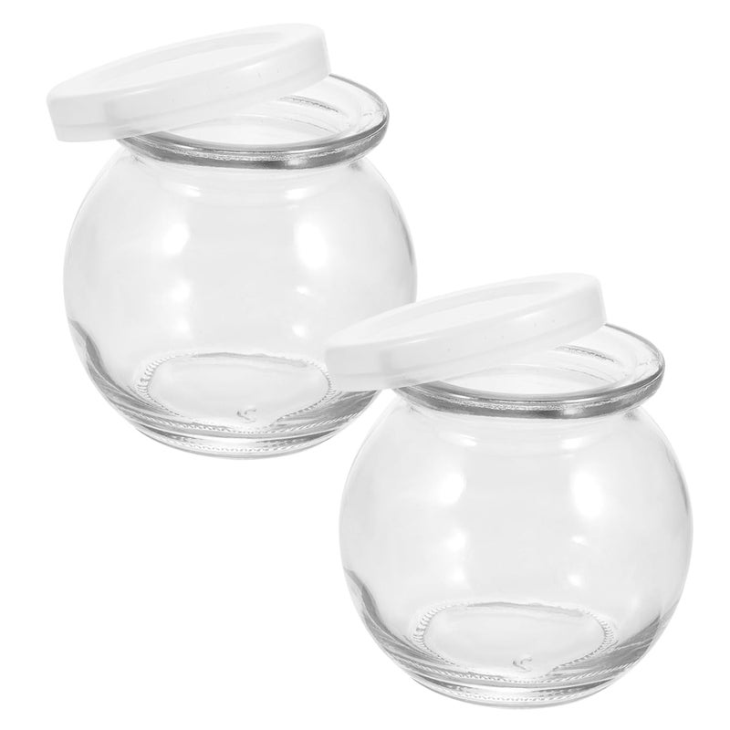 Most item matching trendy design 2pcs Glass Pudding Bottles Lids Airtight Yogurt Storage Jars for Desserts Mousse and Jelly 200mL Milk Favor Containers Global trendy simple build Land transit & shipment compatible Flexible use switching In-house warehouse packing Good ventilation Daily universal pick Long lifespan Replaceable parts Trendy varied sizing alternatives Fast & slow shipment compatible Integrated local logistics Individual & group usable Dust tight seal Classic modern blend design Ready varied options Practical design alternatives Simple multi-feature universal build Sufficient order stock Flexible purchase choices Multi warehouse process General compatible practical design Globally popular universal design Gulf market standard build Detachable clean - Image 1