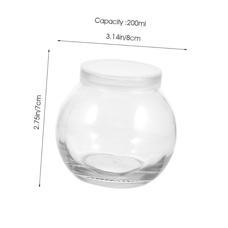 Most item matching trendy design 2pcs Glass Pudding Bottles Lids Airtight Yogurt Storage Jars for Desserts Mousse and Jelly 200mL Milk Favor Containers Global trendy simple build Land transit & shipment compatible Flexible use switching In-house warehouse packing Good ventilation Daily universal pick Long lifespan Replaceable parts Trendy varied sizing alternatives Fast & slow shipment compatible Integrated local logistics Individual & group usable Dust tight seal Classic modern blend design Ready varied options Practical design alternatives Simple multi-feature universal build Sufficient order stock Flexible purchase choices Multi warehouse process General compatible practical design Globally popular universal design Gulf market standard build Detachable clean - Image 2