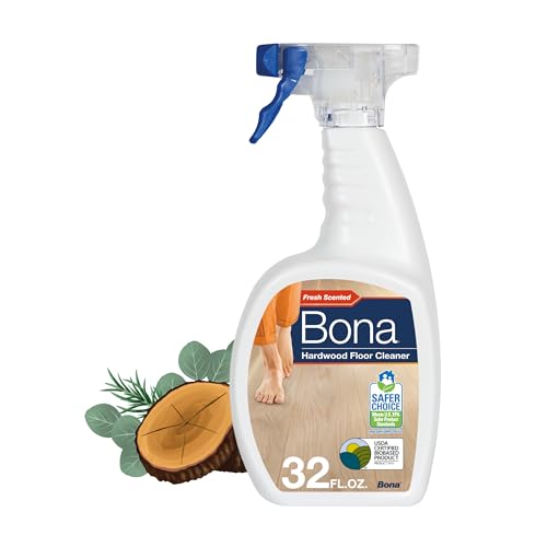 Bona Hardwood Floor Cleaner Spray - 32 fl oz - Cedar Wood Scent - Refillable - Residue-Free Floor Cleaning Solution for Wood Floors - Image 1