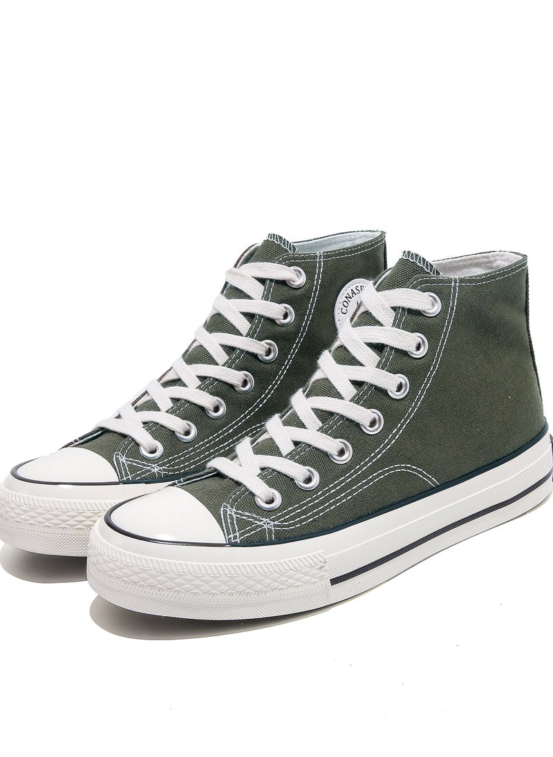 General Cool Classic All Star Sneakers Green Cloth Shoes  - Image 1