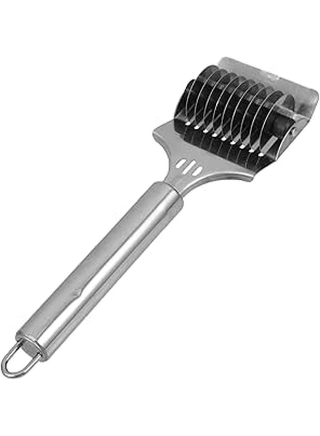 Stainless Steel Manual Pasta Maker Noodle Cutter Dough Scraper Rust Proof Kitchen Tool - Image 1