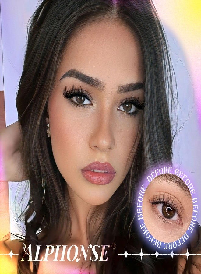 alphonse Wispy Lash Clusters Kit Natural Look DIY False Eyelashes Cluster Eyelash Extensions Kit 10-16mm Eyelash Clusters Kit with Bond and Seal by ALPHONSE - Image 5