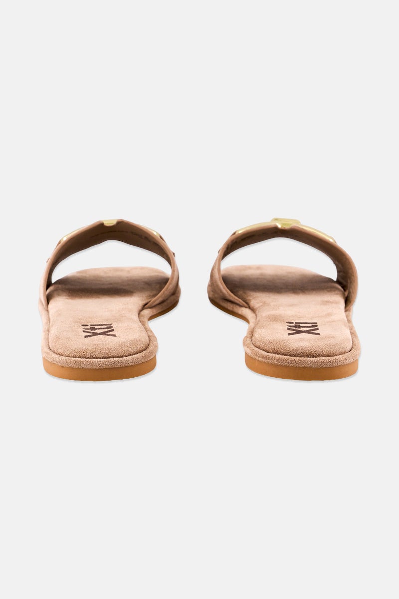 Xti Women Slip On Flats, Beige - Image 2