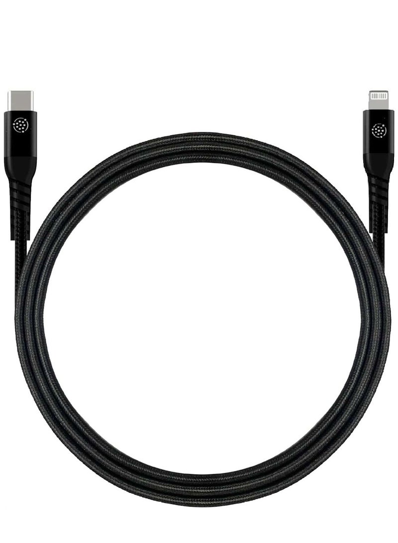 DOTS BLUE USB-C CABLE WITH LIGHTNING CONNECTOR 2M - Image 2