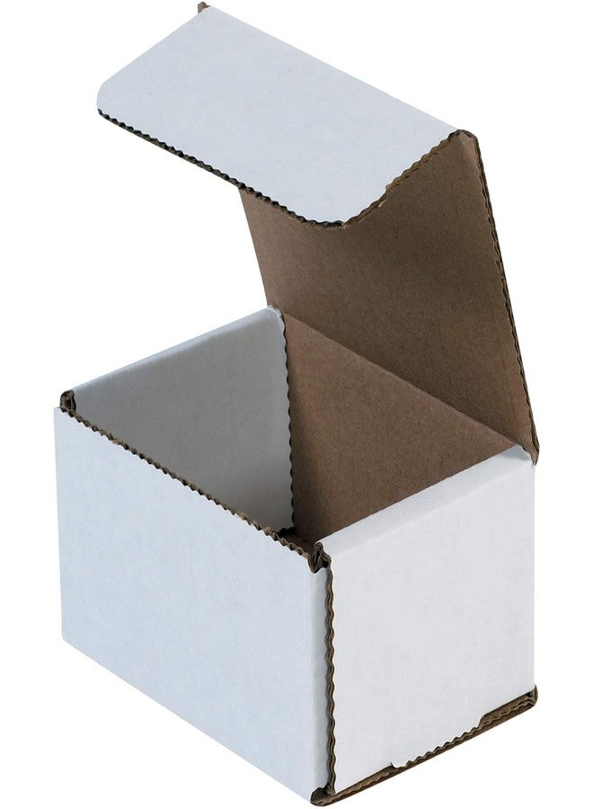 BOX USA صندوق أمريكي BM432، 4 بوصات طول × 3 بوصات عرض × 2 بوصة ارتفاع، أبيض (عبوة من 50 قطعة) - Image 1