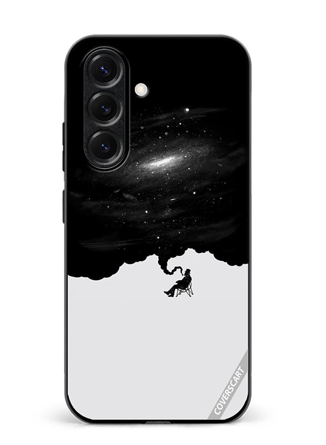 VR CREATIVE Protective Case Cover For Samsung Galaxy S25 Galaxy Abstract Black White Design Multicolour