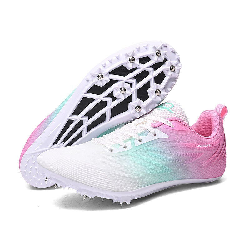 New Sports Shoes For Middle And High School Students' Sports Exams, Sprinting, High Jump, Long Jump, Running Shoes, Mid-Length Running Spikes - Image 4