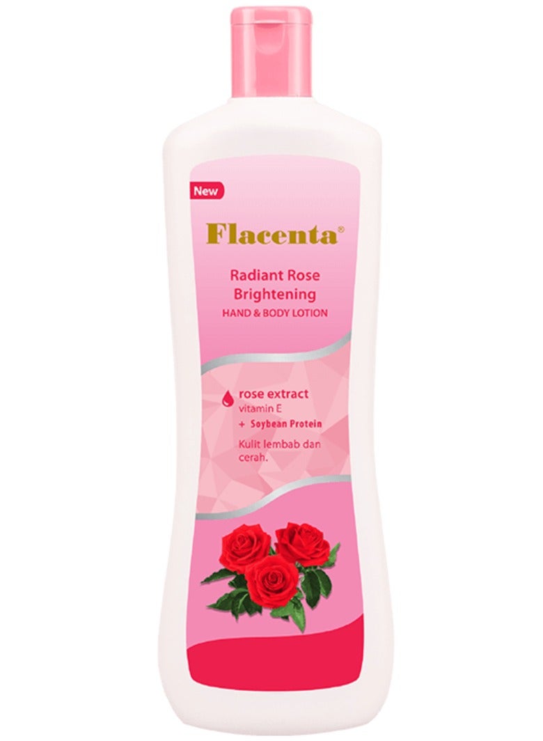 Radiant Rose Brightening Hand And Body Lotion Rose Extract And Vitamin E 500ml