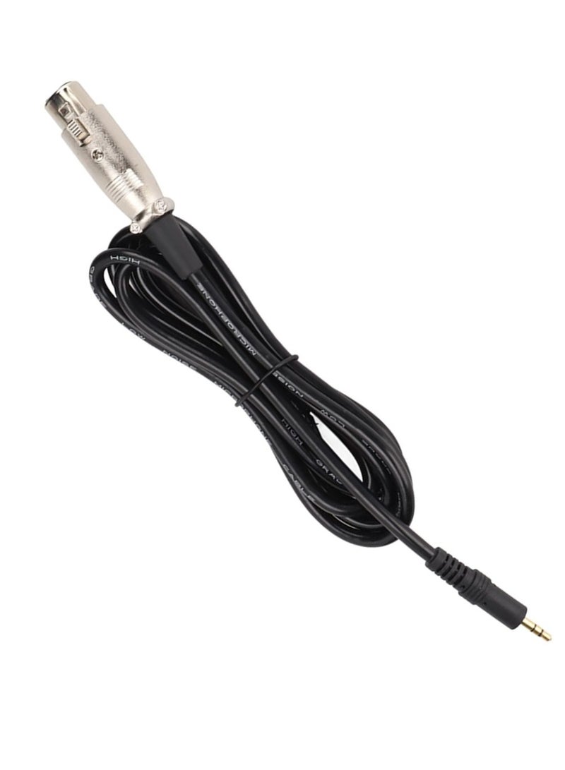 Wired Condenser Microphone, High Output and Low Noise Broadcast Recording Mic, XLR to 3.5mm Microphone with Shockproof Mount, Suitable for Recording Studios  - Image 4