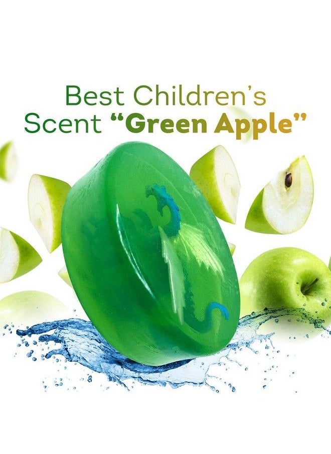 Relaxcation - 1 Soap Bar For Kids With Toy Inside Cute Dragon Surprise Natural Green Apple Kids Soap Safe For Skin For Hand Face And Body Wash Handmade In Usa - Image 1