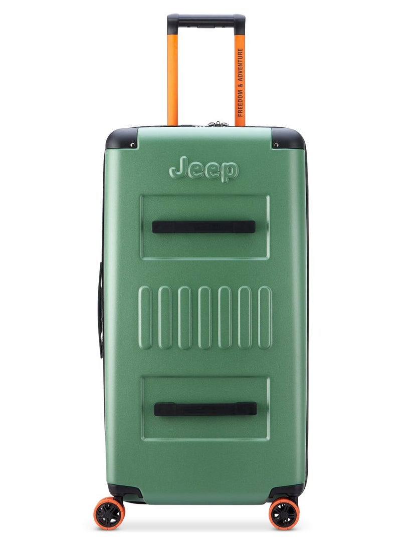 Jeep Jh002B 80 cm Hardcase 4 Double Wheel  Expandable Check-In Luggage Trunk Elm Green - Image 1
