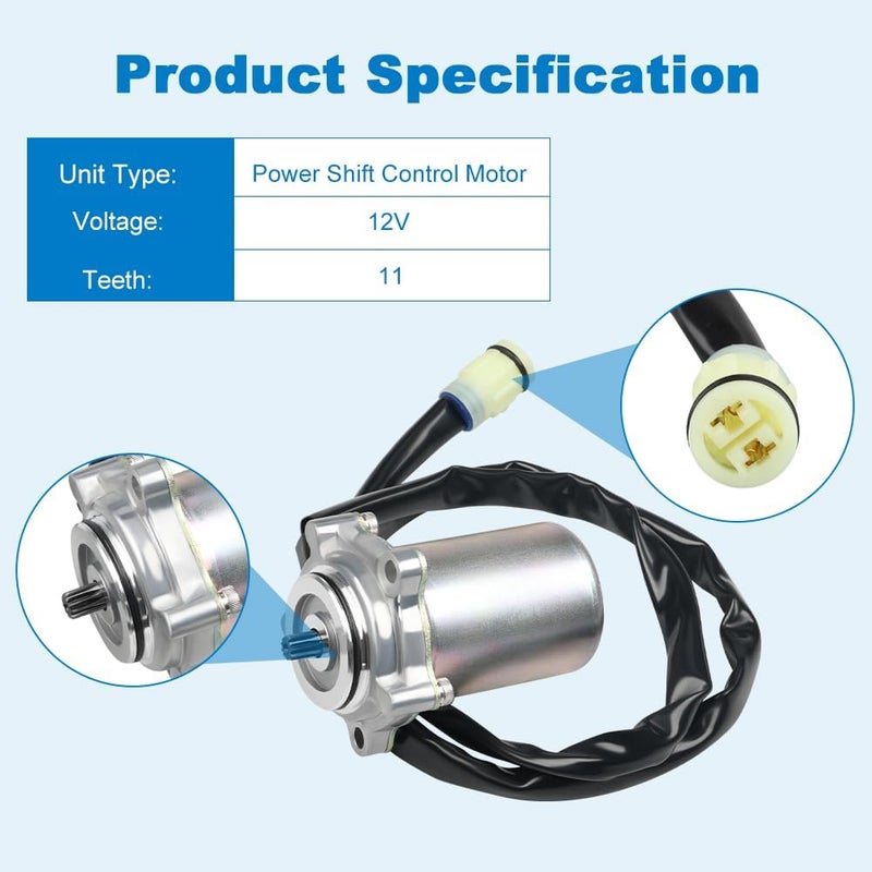 WATERWICH Shift Control Motor for Honda 350 Rancher TRX350TE TRX350FE (2000-2006) - Replaces 31300-HN5-A11 - Image 3