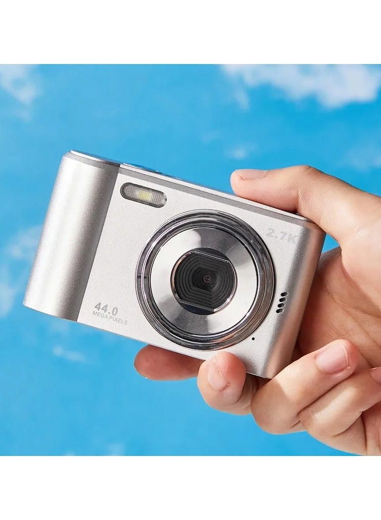 Generic Mini Digital Camera 2.7K Ultra HD 2.88 Inch LCD 44 MP Rechargeable Digital Video Camera Pocket Vlogging Camera Kids Cameras with 16X Digital Zoom for Beginner Photography.  - Image 1