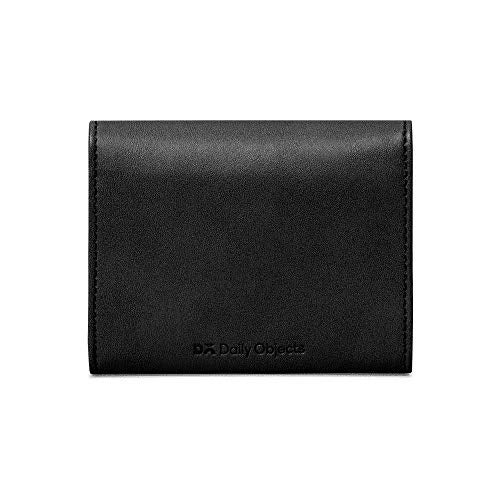 DailyObjects Black Vegan Leather Women's Flip Top Card Wallet | Made with Vegan Leather Material | Carefully Handcrafted | Holds up to 5 Cards | Sufficient Space to Keep Cash and Coins - Image 4