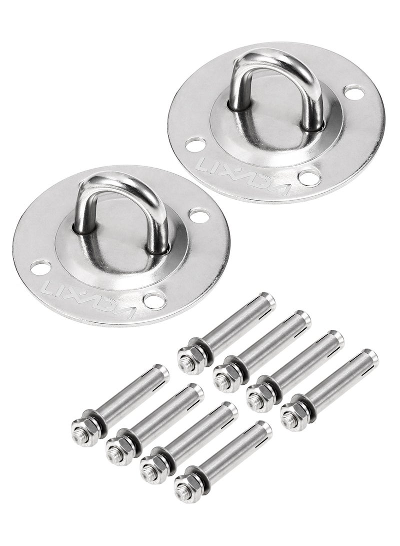 LIXADA 2Pcs Heavy Duty Stainless Steel Anchor Ceiling Hook - Image 1