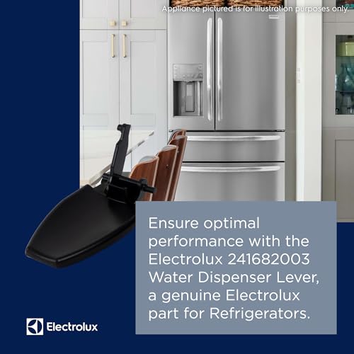 Electrolux رافعة موزع الماء Electrolux 241682003 للثلاجات، أسود - Image 5