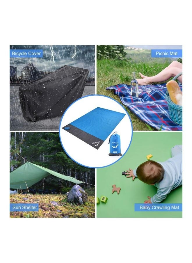 Beach Blanket Compact Sand Proof and Waterproof Picnic Blanket with Portable Storage Bag Great for Outdoor Travel Camping Hiking Festival Park Sports,79" x 55" - pzsku/Z760913208DCADAD81F26Z/45/_/1733908996/00c9b9d2-c100-4ca4-b90c-ff762f8c53b5