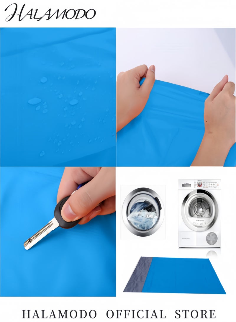 HALAMODO Beach Blanket Compact Sand Proof and Waterproof Picnic Blanket with Portable Storage Bag Great for Outdoor Travel Camping Hiking Festival Park Sports,79" x 55"  - Image 3