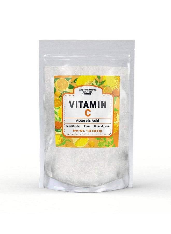 Unpretentious Vitamin C Powder Baker (1 lb) Ascorbic Acid, Resealable Bag - Image 1