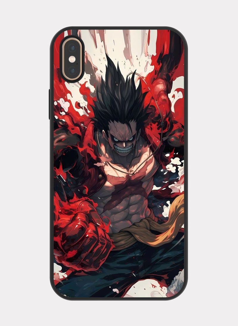 PXLAAT iPhone X MAX case cover One Piece Monkey D. Luffy - Image 1