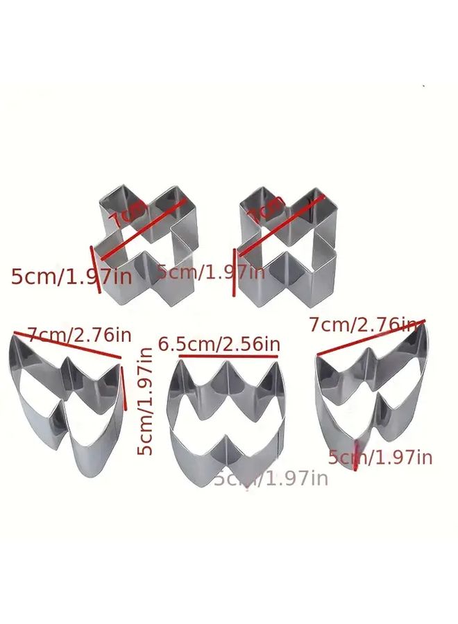 5 Piece Halloween Pumpkin Carving Knife Set With Easy To Use Molds - Image 3