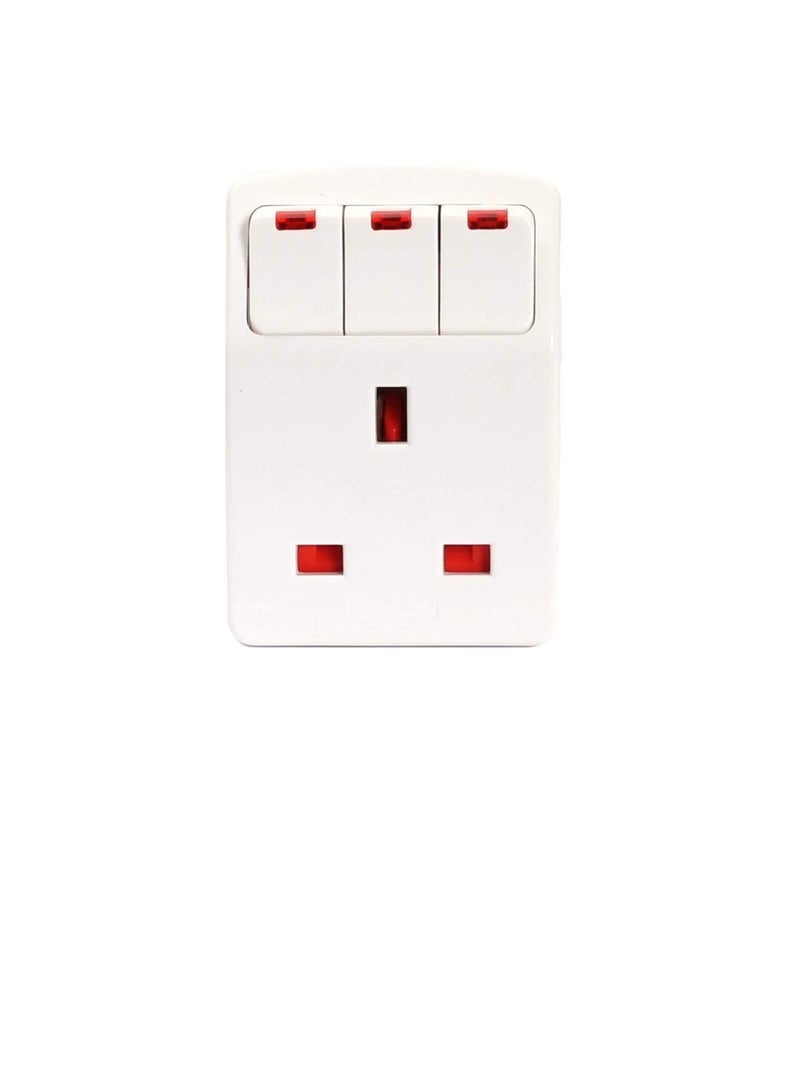 13Amp Adaptor with individual Switches  - Image 2