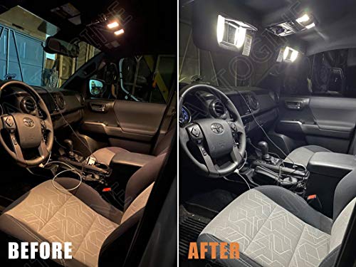 AUTOGINE Super Bright 6000K White LED Interior Light Bulbs Kit Package for 2007-2019 2020 2021 Toyota Tundra + Install Tool - Image 3